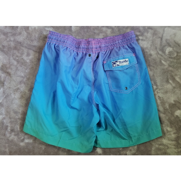 🤑 5/$10 NWOT Mens Ombre Swim Trunks Medium - Picture 3 of 4